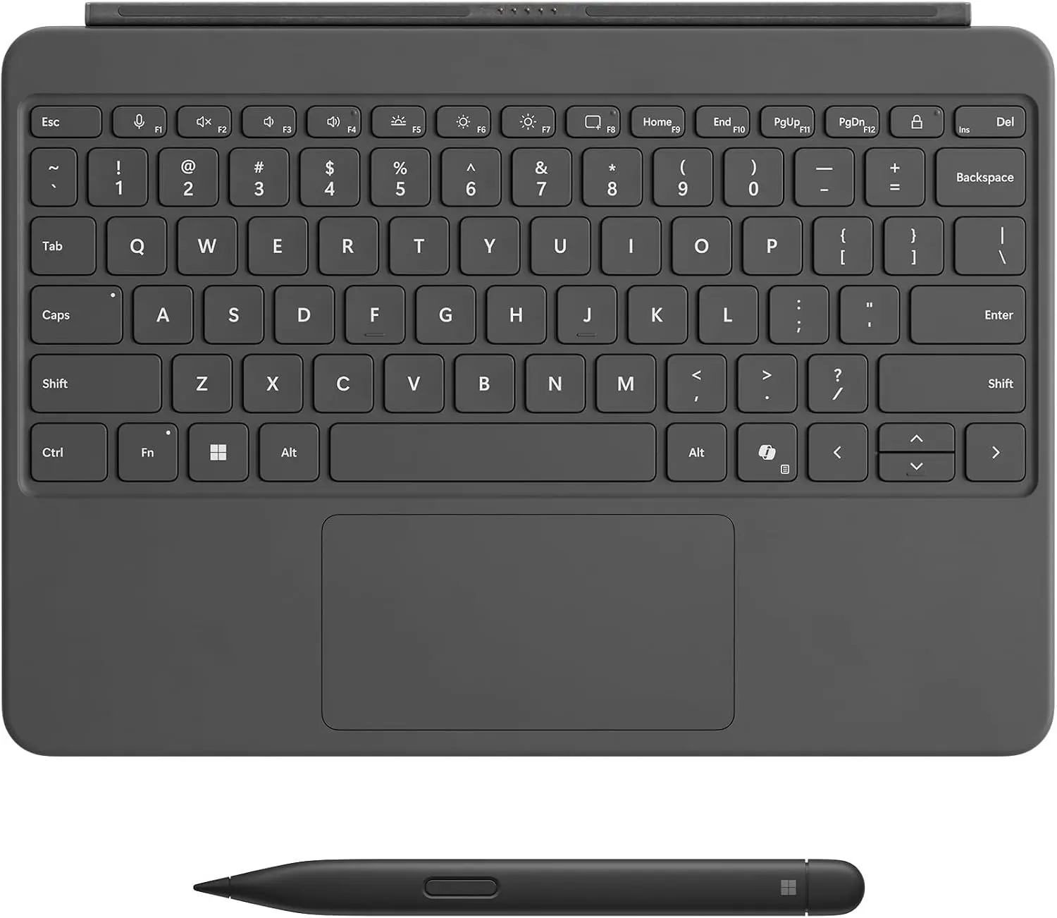 Microsoft Surface Pro Tablet Keyboard, 12-inch, Magnetic, Durable Device Accessory with Slim Pen Slate