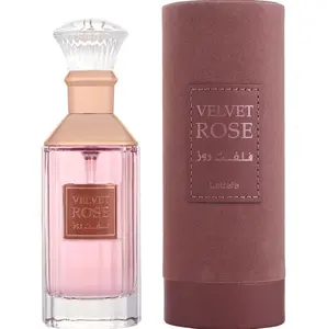 Lattafa  Velvet Rose EDP Spray 3.4 oz Fragrances Body Perfume Elegant Scent