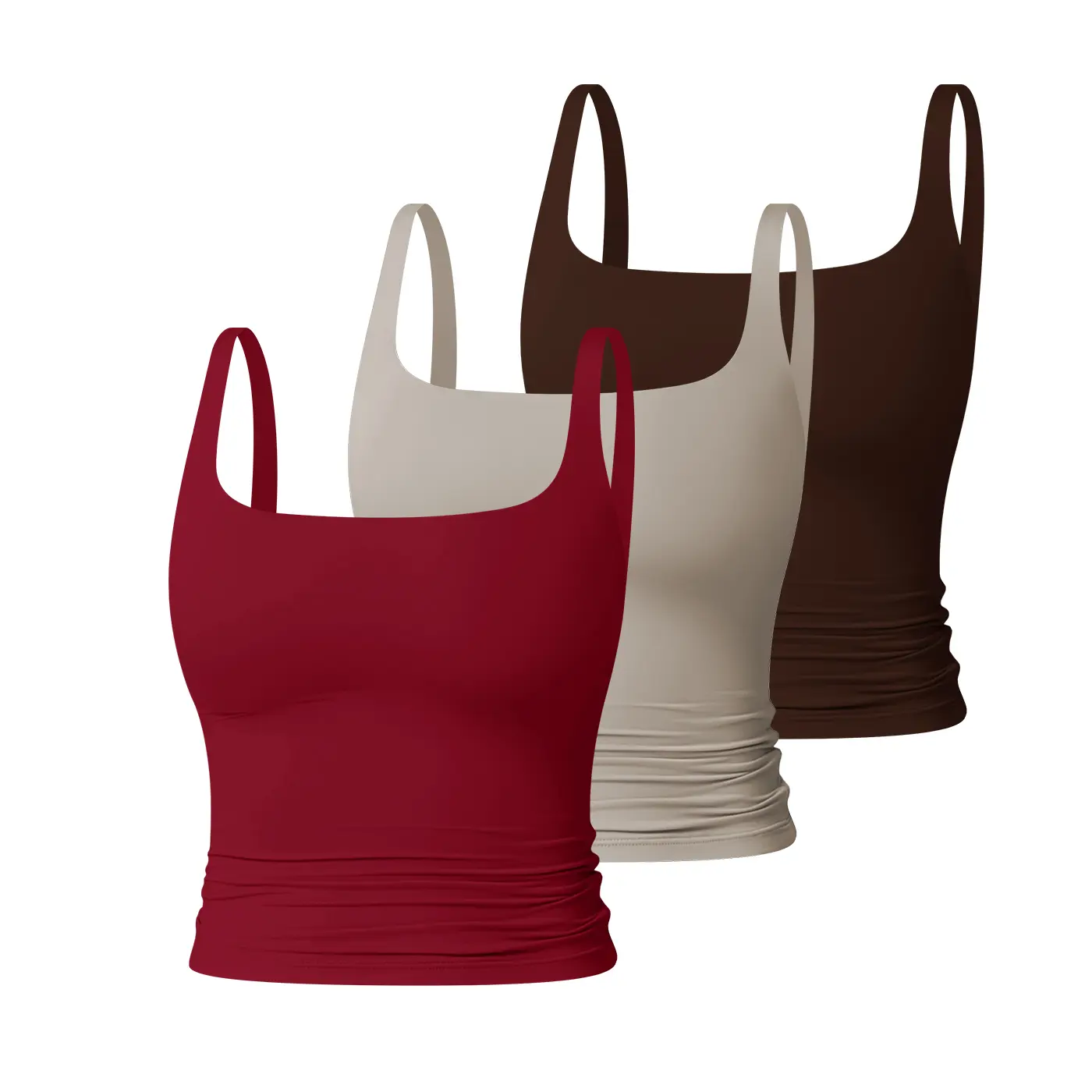 brown+apricot color+cherry-red