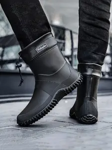 Couple's Lightweight Waterproof Rain Boots for All Seasons, Anti-Slip Design for Gardening and Fishing, Valentine's Day Gift Idea