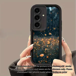New Minimalist Glow-In-The-Dark Floral Phone Case for Samsung for galaxy S25 Ultra/S25 Plus/S25/S24 Ultra/S24 Plus/S24 FE/S24/S23 Ultra/S23 FE/S23/S23+/S22 Ultra/S22/S22+/S21 Ultra/S21 FE/A73/A72/A71/A70/A56/A55/A54/A53/A52/A35/A34/A33/A32/A31/A25/A24/A23