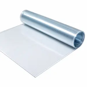 Clear Polycarbonate Roofing Panels 3FT x 33FT, Twin Wall UV Protected Greenhouse Roof Panels, Weatherproof Plastic Corrugated Sheets for Patio Pergola Canopy Outdoor Garden