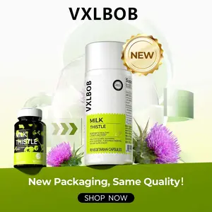 VXLBOB Milk Thistle Liver Detox & Colon Cleanse 90Capsules with Kudzu Root Turmeric Inositol MethionineVitamin C for Natural Liver Health Support Healthcare DietarySupplement