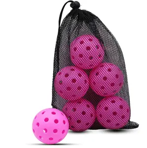 Magicorange Pickleball Balls, 40 Holes Outdoor Pickleballs, High Elasticity & Durable Pickle Balls for All Style Pickleball Paddles
