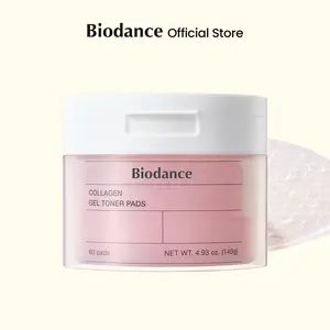 [Biodance Official Shop] Collagen Gel Toner PadㅣPore Perfecting, Improving Elasticity, Korean Toner Pads for Sensitive Skin | 4.93 fl.oz.(140g), 60Pads