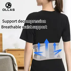 Back Brace for Lower Back Pain with Bionic Support System, Adjustable Knitted Lumbar Support Belt, Breathable Mesh Design with Lumbar Pad,for Herniated Disc,Sciatica,Scoliosis