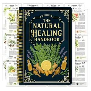 Herbal Medicine Notebook, Detailed Info on 27 Herbs, Practical Guide for Natural Healing, Ideal Gift for Herbal Enthusiasts