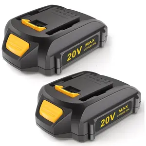 High efficiency 2pack For WORX 20V MAX Extend Lithium Battery 20 Volt WA3520 WA3525 WA3575 WG1