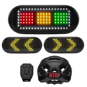 Smart LED Display Screen with Remote Control – Customizable Light Panel for Helmet, Backpack, Motorcycle & More