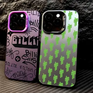 PIKPAKA Hot Singer-B-Billies Phone Case Matte Laser Metallic Phone Case for iPhone 17 16 15 14 13 12 Pro Max Air | Aurora Gradient Finish | Smooth Matte Texture | Durable Scratch Resistant Anti Fingerprint Full Protection Cover