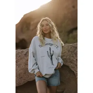 St. George Oversized Graphic Sweater