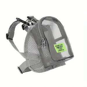 1 piece pet snack backpack, pet traction bag, dog breathable shoulder backpack, pet portable storage bag, cat self-carried backpack, one size fits small and medium cats and dogs