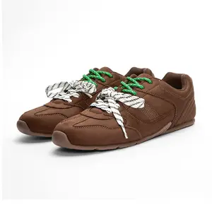 JustFab Women's Faux Suede Sneakers Effortless & Eye-Catching with Two-Tone Laces