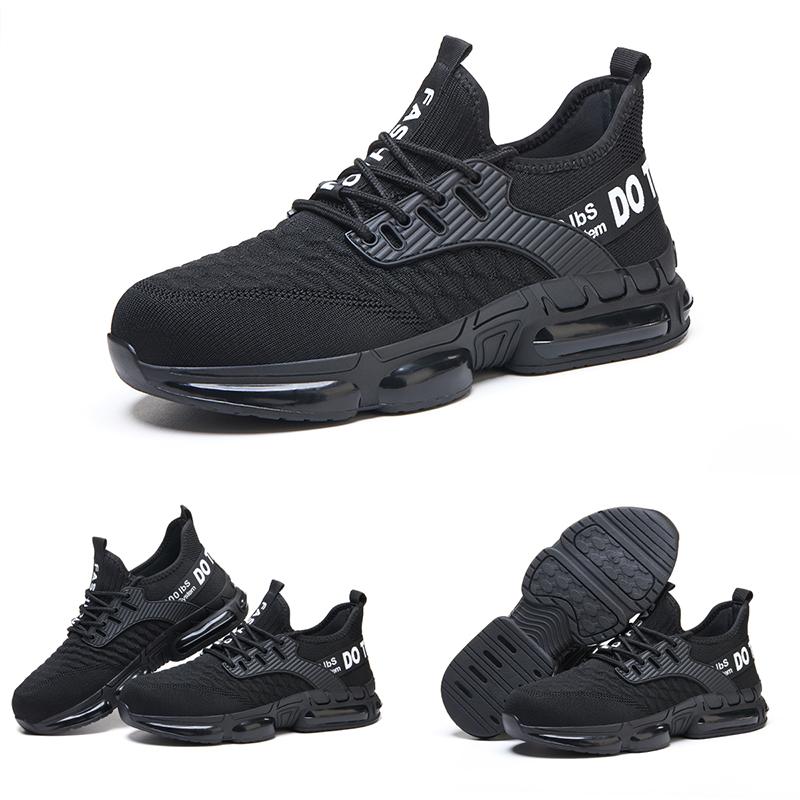 Hot seller for 2026! Men’s ultra-light steel toe safety shoes—impact resistant and puncture-resistant, breathable so feet don’t get stuffy, non-slip even in rain—an essential for work sites!