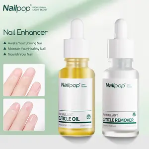 1 Set Nailpop 2-in-1 Cuticle Care Kit – Nail Care Product, Nail Care Solution & Manicure, Includes Remover & Nail Nutrient Oil, 30-Second Fast Softening, Deep Moisturizing & Repair, Perfect for Nail Salon & At-Home Professional Care