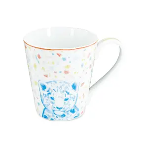 HERMES RABBIT AND PANDA PRINT CERAMIC MUG SET – 250ML COFFEE MUGS FOR KITCHEN AND TABLEWARE Verifiable, with credentials and supporting global authentication