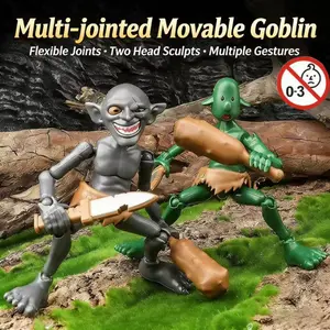 Goblin Figure Toy, Multi-Jointed Action Figures, Articulated Figures, Collectible Model Kits, Perfect Gift for Kids & Adults, Unique Design