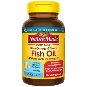 Ultra Omega-3†† from Fish Oil 1400 mg Softgels, Burp-Less♦