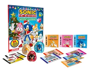 Sonic The Hedgehog Christmas Advent Calendar: A festive collection of books, activities, crafts and surprises! The perfect gift for kids who are fans of the movies, TV shows and games!