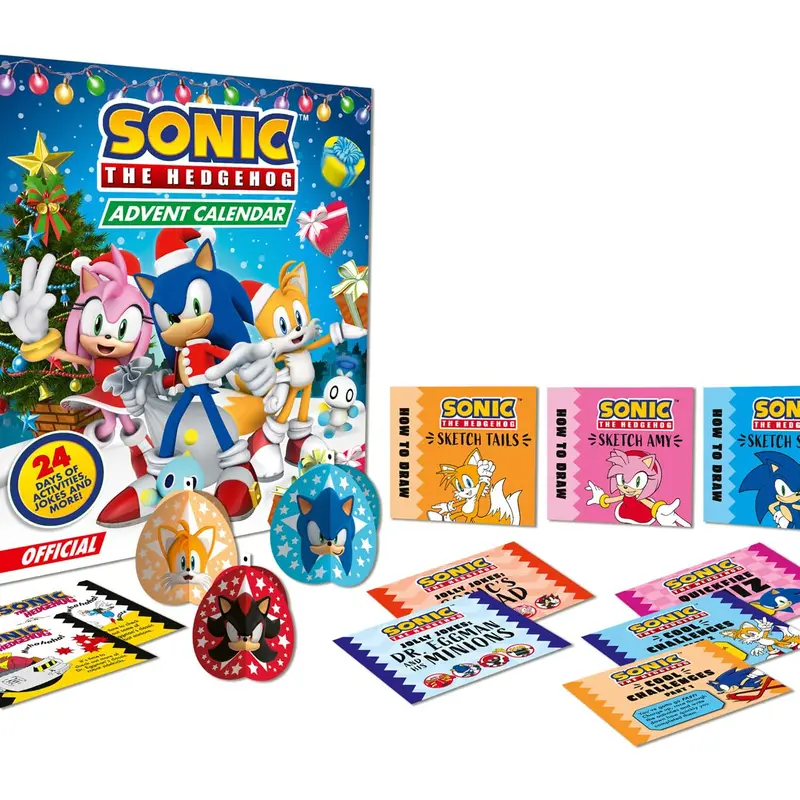Sonic The Hedgehog Christmas Advent Calendar: A festive collection of books, activities, crafts and surprises! The perfect gift for kids who are fans of the movies, TV shows and games!