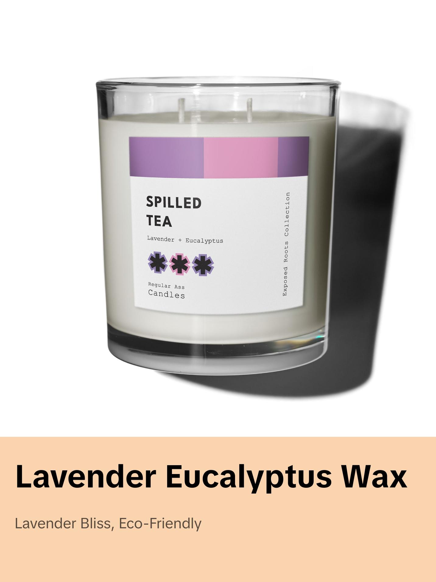 SPILLED TEA Lavender, Chamomile, Eucalyptus Candle