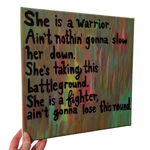 accessories JACKIES.PAINTINGS + Motivational Quote Canvas Painting - Customizable Wall Art for Home Decor bedroom house