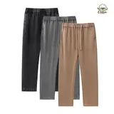 Men’s acid-wash/washable solid-color athletic casual sweatpants, suitable for all seasons, unisex, loose fit, available in two-pack and single-pack options, back-to-school apparel, first-day-of-school outfit.