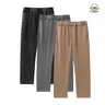 Men’s acid-wash/washable solid-color athletic casual sweatpants, suitable for all seasons, unisex, loose fit, available in two-pack and single-pack options, back-to-school apparel, first-day-of-school outfit.