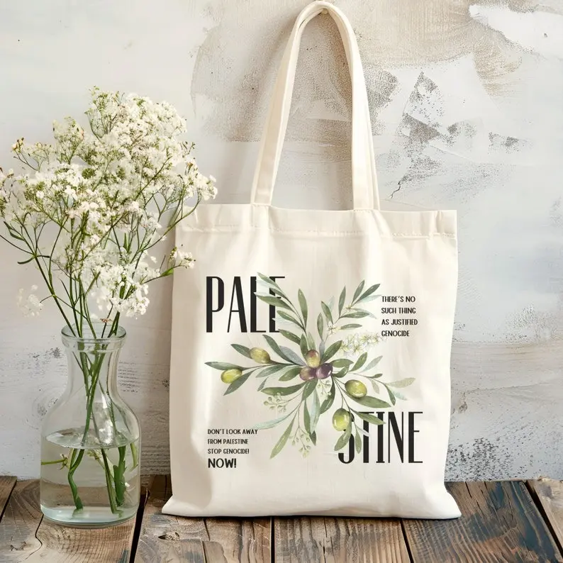Palestine Olive Tote Bag, Palestina Modern Tote Bag, Falastine Student Gift, Support Palestine Bag, Palestine Freedom Gift,Protest Bag Gifts tote bag