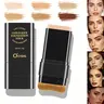 Dual-Ended Full Coverage Foundation Stick - 6-Color Concealer, Multi Use Highlighter, Flawless Makeup Products for Any Skin Type, Natural Radiant Finish, Imperfection Coverage, Tone & Texture Correction, Daily Cosmetic