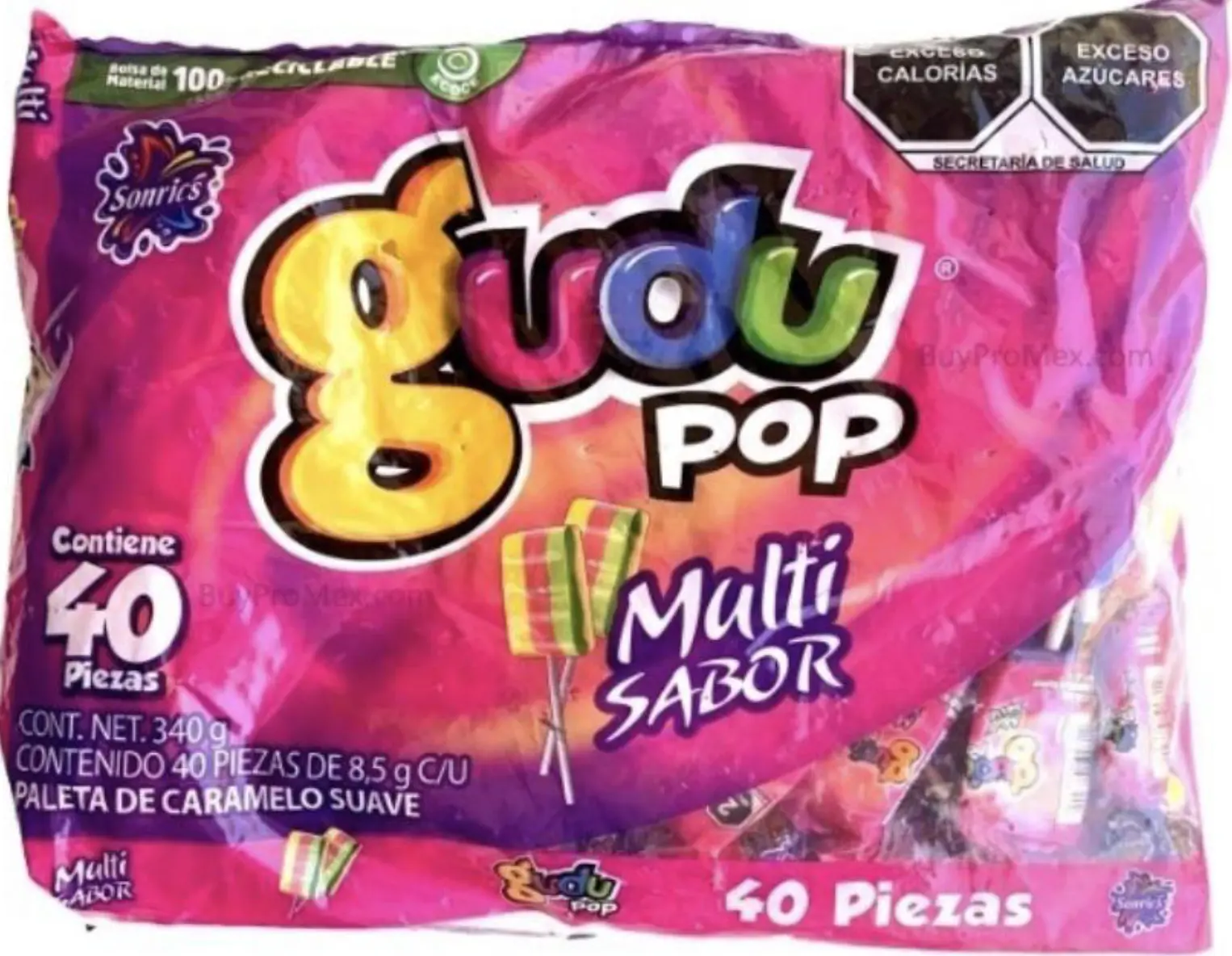Gudo Pop Multi Sabor Paleta
