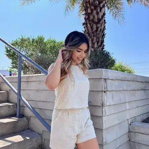Summer Linen Short Set