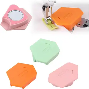 3PCS Magnetic Seam Guide for Sewing Machine,Polygonal Multifucntional Seam Guide Hemmer with Scale, Universal Sewing Quilting Supplies Accessories Tools for Quilting, Hemming