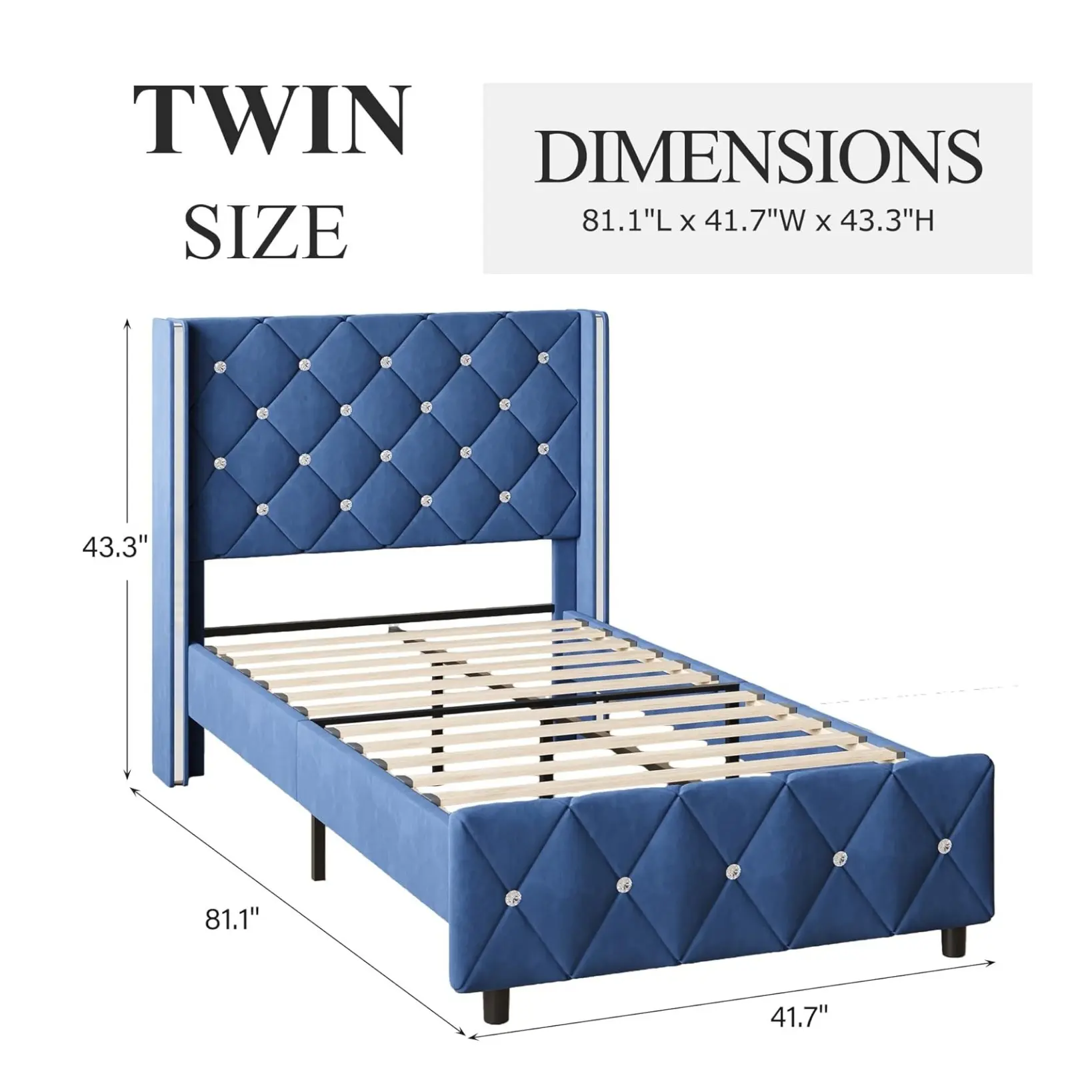Twin Size Blue