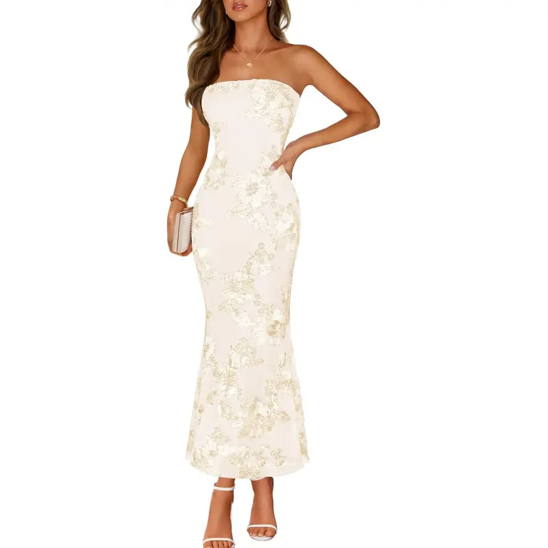Long tight flower dress xxs - TikTok Shop Long tight flower dress xxs - TikTok Shop