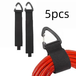Extension Cord Holder Organizer(5Pack ), Extension Cord Hanger for Garage Organization and Storage,  Heavy Duty Storage Straps, Garage Gadgets Home Storage Travel Storage Hangable