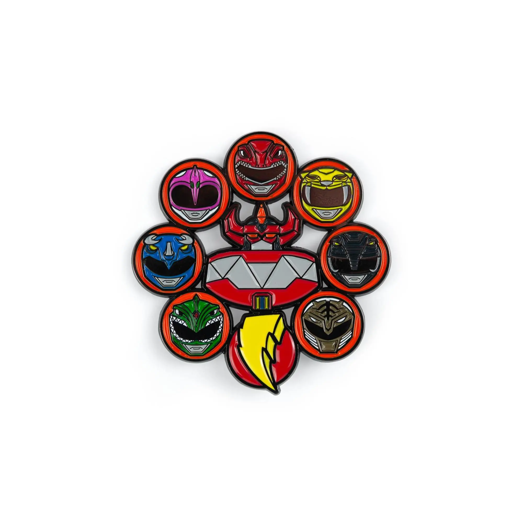 Mighty Morphin Power Rangers 2.5-Inch Deluxe Enamel Pin - TikTok Shop