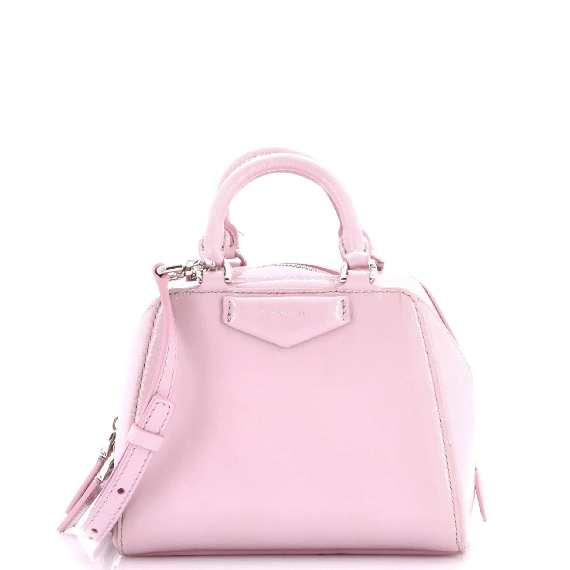 Pre-owned GIVENCHY material Messenger Bags Antigona Cube Bag Leather Nano by Rebag