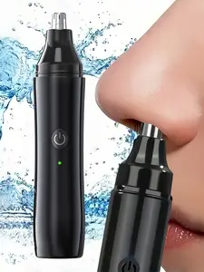 LMMAKE 1Pc Electric Shaver For Men Black Pocket Size USB Charging Detachable Cleaning Head Bikini Trimmer Facial Hair Razor Device Travel Friendly Smooth Shaving Fits Small Bags Long Lasting Ideal For Daily & Travel Use