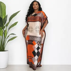 [MOOMOO] Women’s Colorblock  Print Sun Protection Cover Up Dress & Scarf Set – Floral / Geometry / Colorblock Shawl Poncho, Soft Summer Vacation Beachwear, Casual Comfortable for Home&Vacation,Swimwear.TikTok Trending Outfit.017