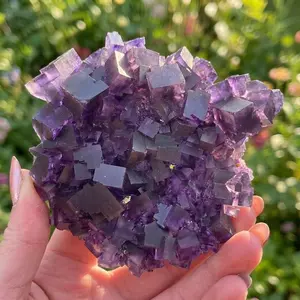 1pc Fluorite Crystal Cluster Home Decor, Unique Natural Crystal for Collectors, Feng Shui Ornament, Valentine's Day Gift