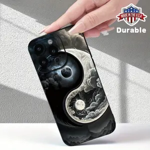 Bagua Pattern Phone Case with a Premium Matte Feel, Newly Popular, Offers Full Lens Protection, Shock Resistance, Drop Protection, And Fingerprint Resistance. for iPhone 16/15/14Pro/13/12/11/Plus/Pro/Max/Mini for men and women, Both Male And Female.