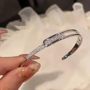 Women's Synthetic Zirconia Bracelet with Cubic Synthetic Zirconia Stones - December Birthstone Jewelry, for every day & party Wear, Year-Round Elegant Gift, No Plating (Unplated)