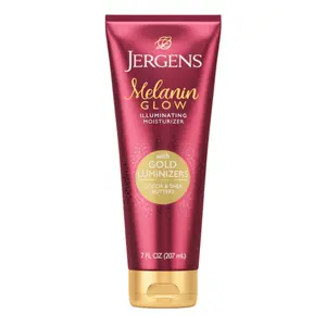 Jergens Melanin Glow Illuminating Moisturizer, Gold