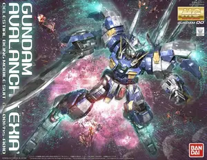 Bandai Hobby P-BANDAI 00V: Battlefield Record Gundam Avalanche Exia MG 1/100 Model Kit