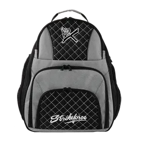 KR Deuce Backpack Silver 2 Ball Bowling Bag