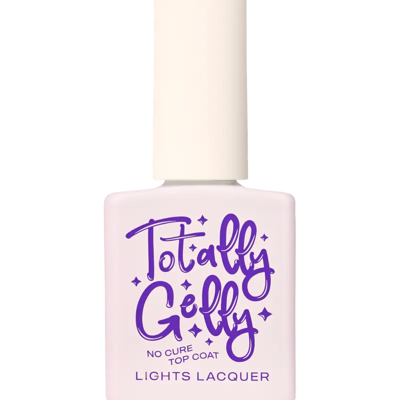 Totally Gelly Long Lasting No Cure Top Coat - Get that juicy, glassy, plumped-up finish—no UV lamp needed.