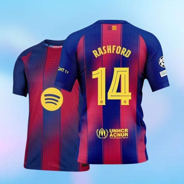 Barcelona's short-sleeved football shirt for the 2025/2026 season, in red and blue, is now available for purchase.