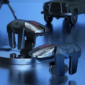 Mobile Triggers,Mobile Game Controller, Game Trigger for PUBG/Fortnite/Call of Duty,Shooter Sensitive Controller Joysticks Aim & Fire Trigger for iPhone and Android Phone(1 Pair)