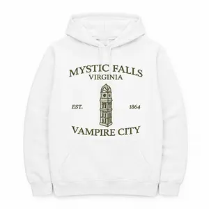 Mystic Falls The Vampire Diary TVD Printed Hoodie